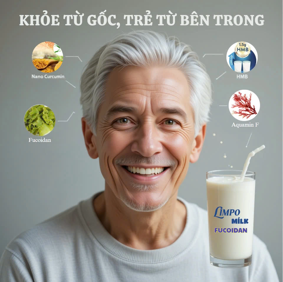 NANO CURCUMIN – “CHIẾN BINH VÀNG” TRONG LIMPO MILK FUCOIDAN GIÚP TĂNG MIỄN DỊCH, NGỪA VIÊM, TRẺ HÓA CƠ THỂ